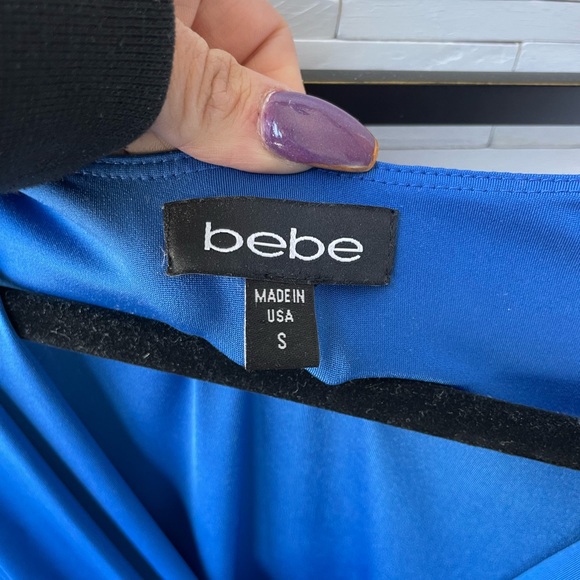 Bebe Royal Blue Dress Size S - Picture 3 of 4